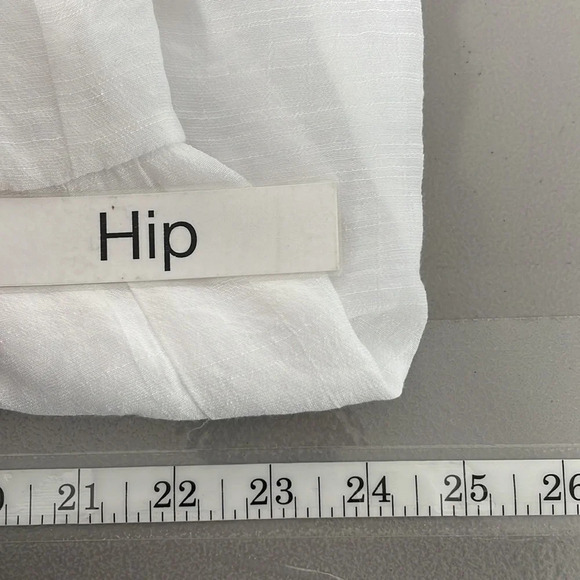 Love Tree Dress Womens Large White Maxi Panel Strapless Smocked Bohemian - Picture 16 of 17